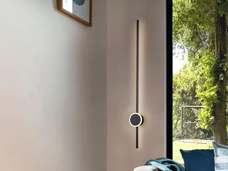 Online 2Lt LED Wall Light - Black