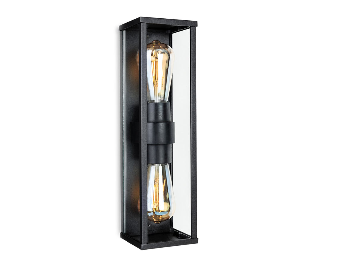 Dakota 2lt Wall Light- Black