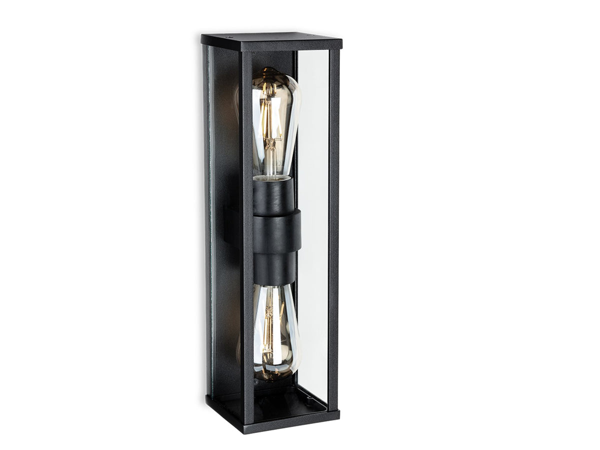 Dakota 2lt Wall Light- Black