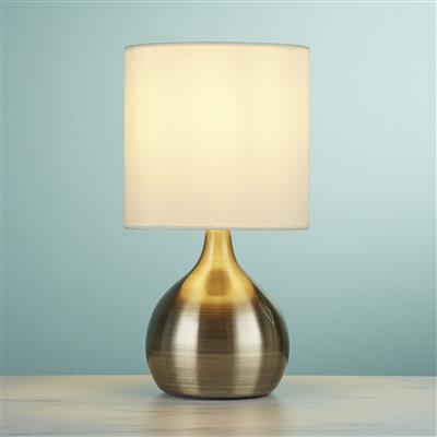 Touch Large Table Lamp - Brass/Silver