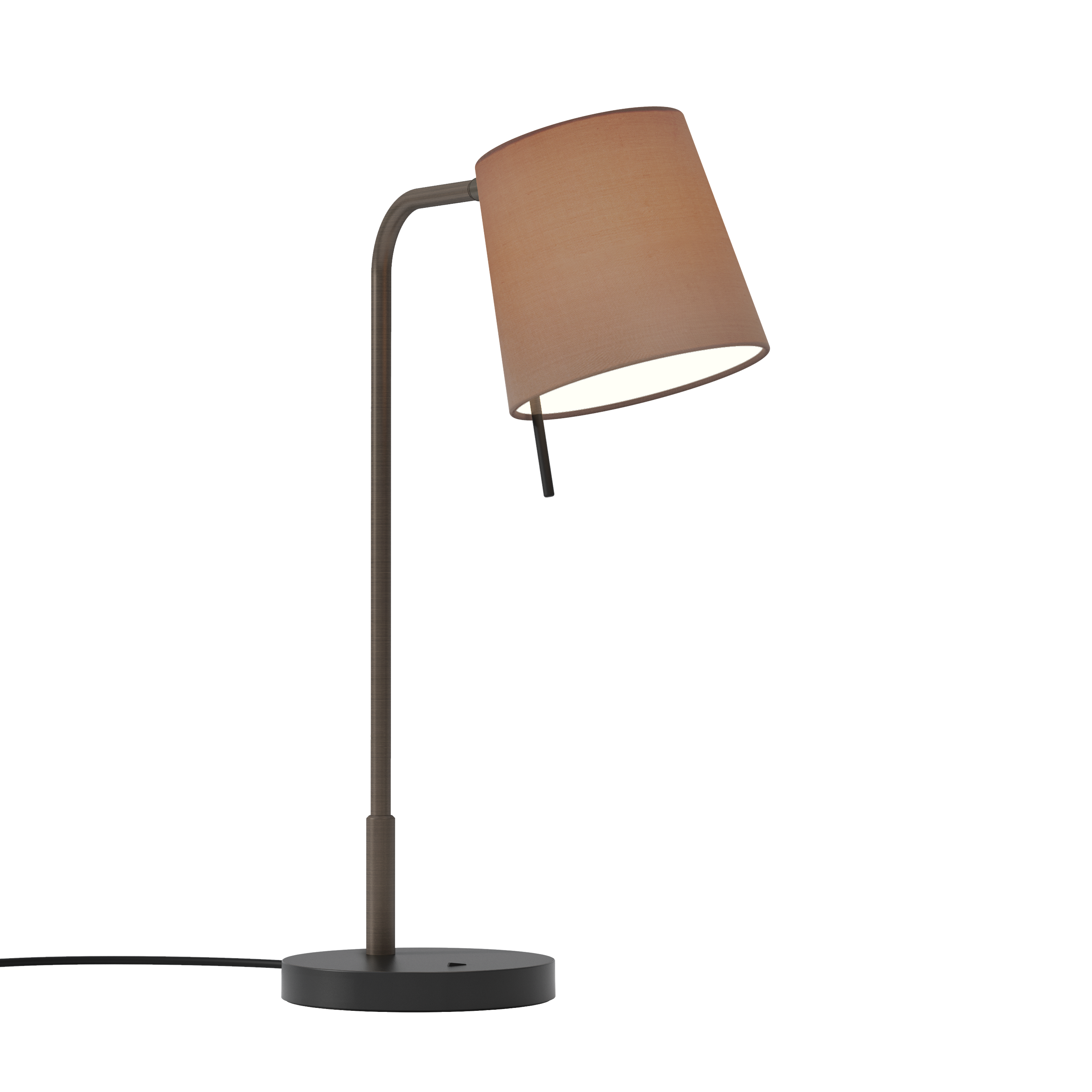 Mitsu Table Lamp- Matt Nickel/ Bronze