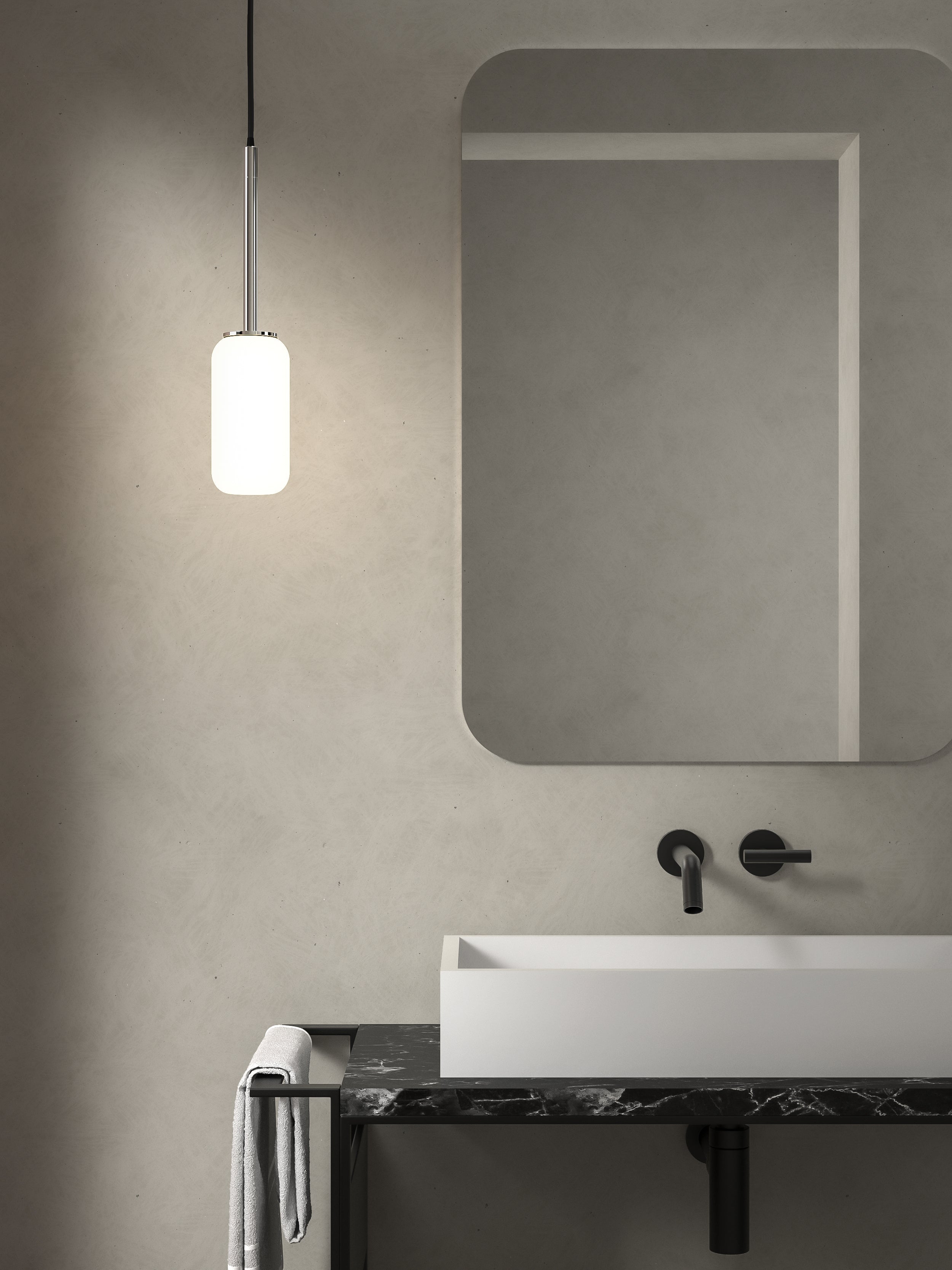 Tacoma Pendant in Various Finishes Base Only G9 IP44