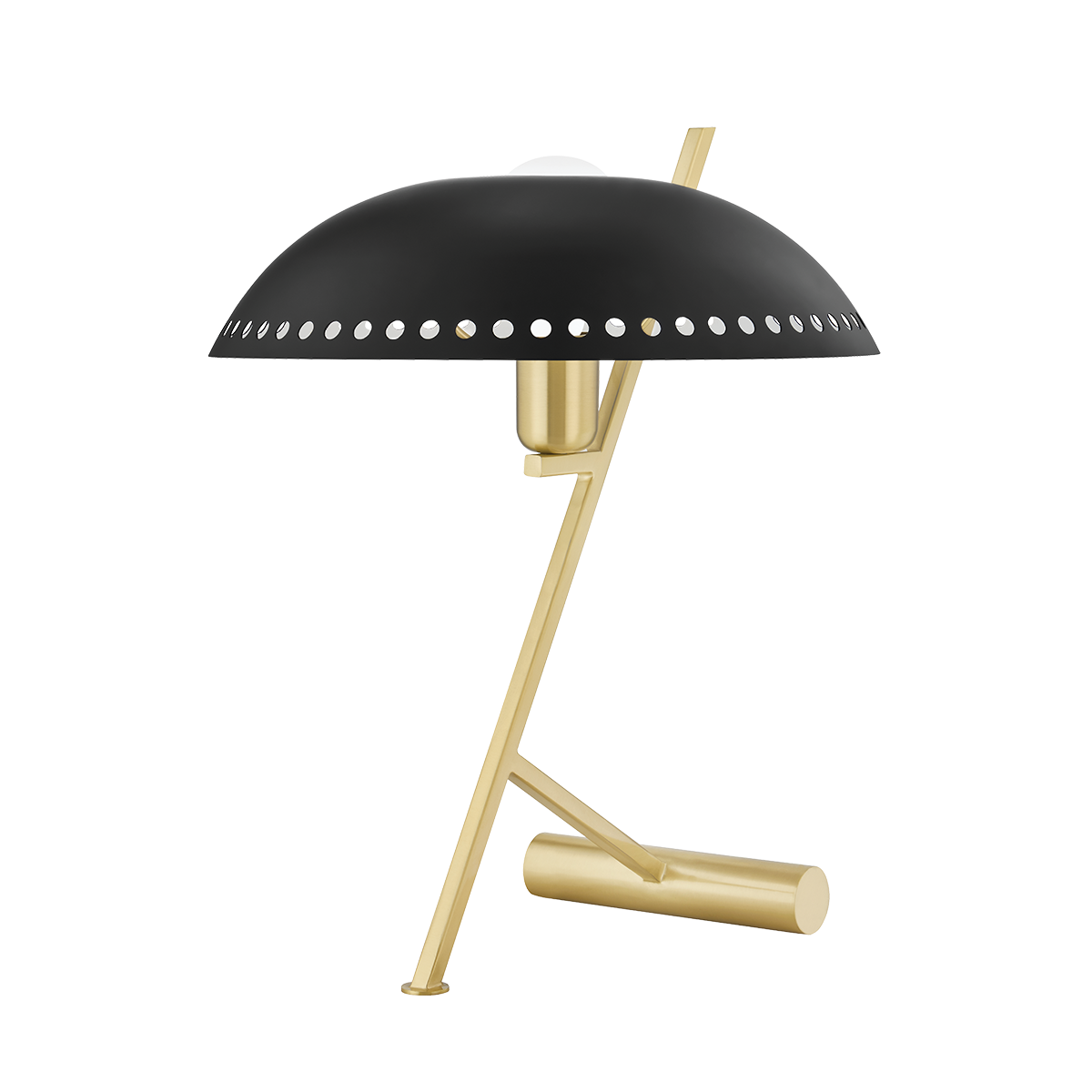 Landis 1Lt Table Lamp - Brass & Black