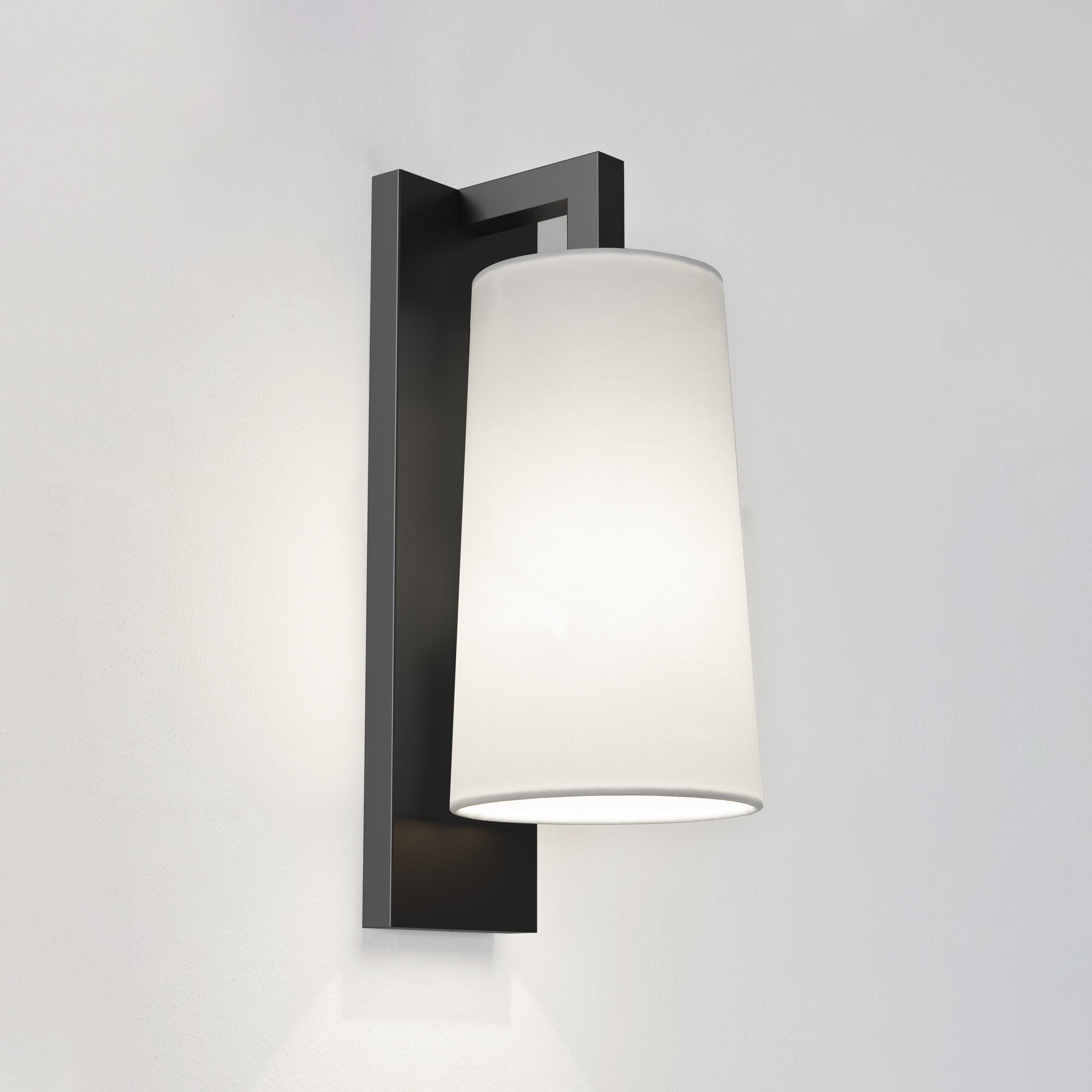 Cone 195 Shade- White/ Natural Brass