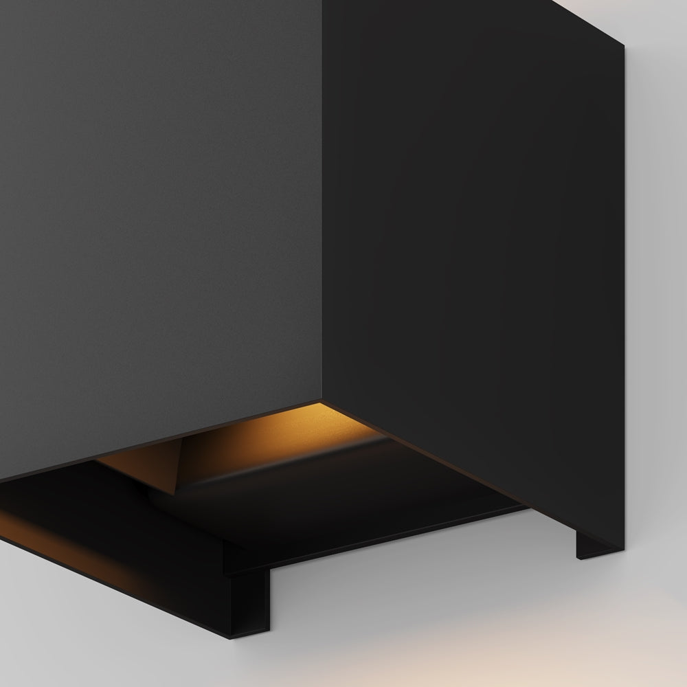 Fulton LED Up/Down Outdoor Wall Light- Black/ White Finishes
