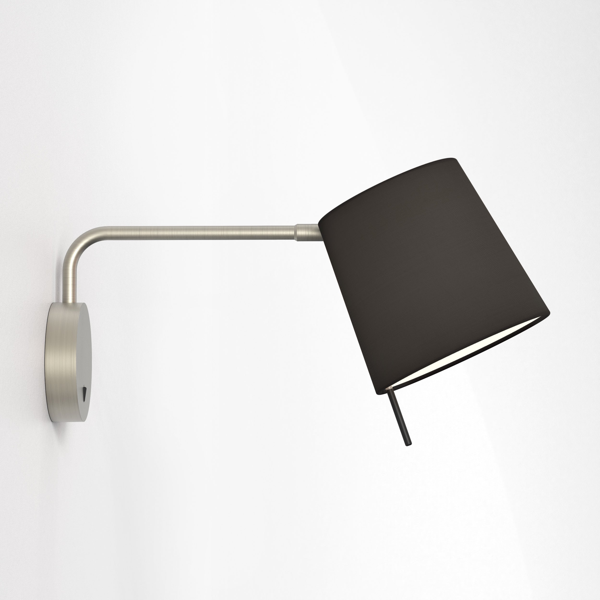 Mitsu Swing Arm Wall Light- Matt Nickel/Bronze