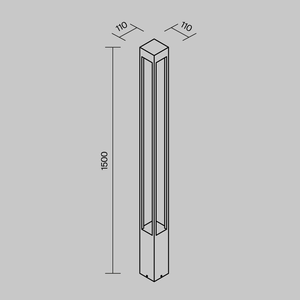 Elbe LED Bollards Landscape lighting- Various Sizes