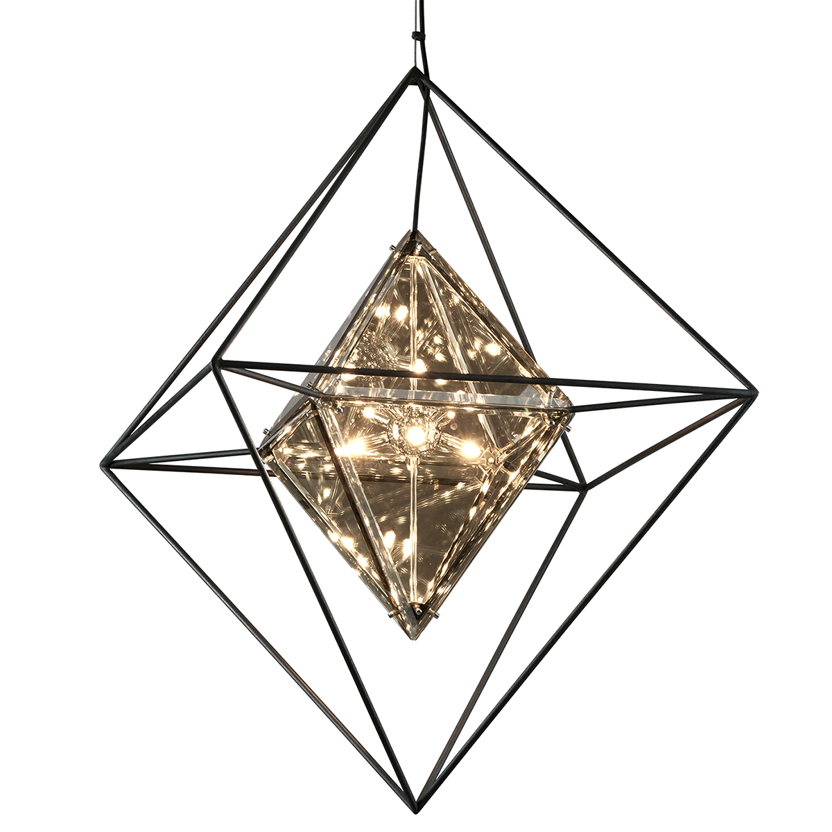 Epic 4/6/8Lt Pendant - Forged Iron & Topaz