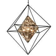 Epic 4/6/8Lt Pendant - Forged Iron & Topaz