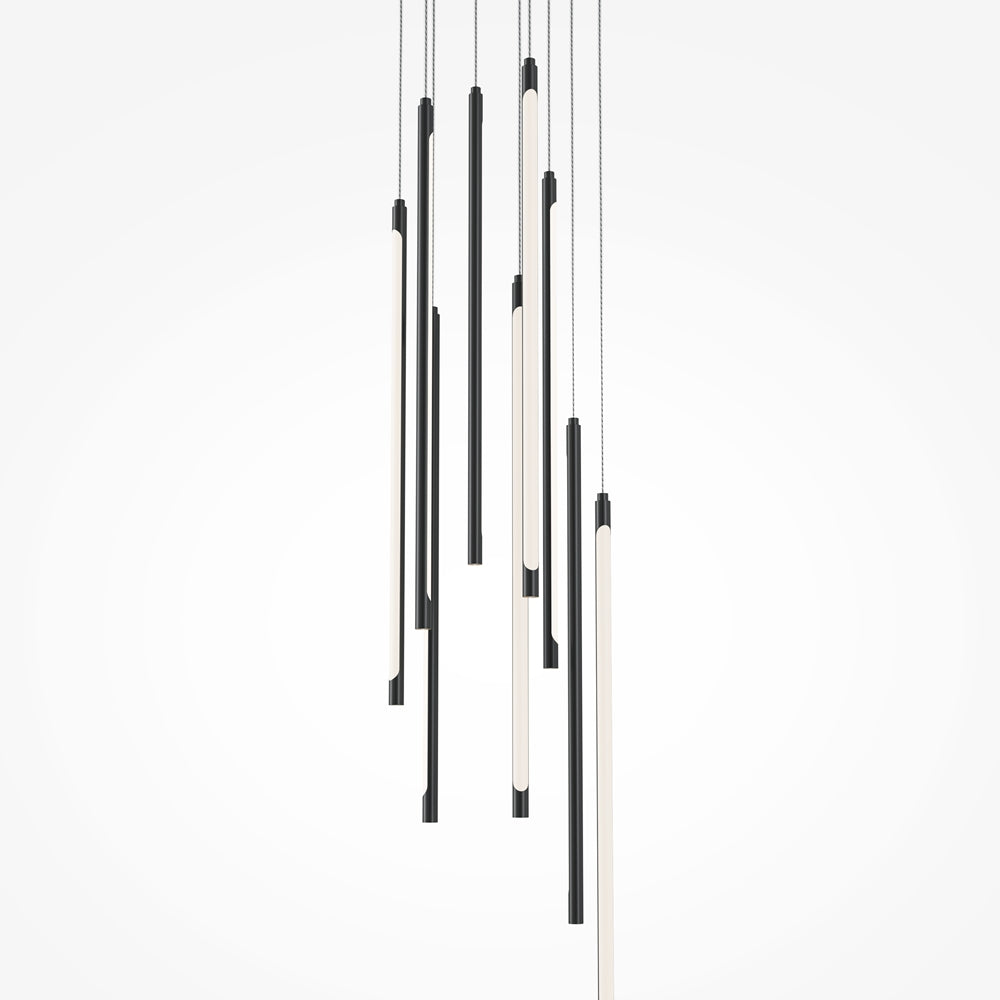 Pendant Lamp Light Stick- Brass/ Black Finish