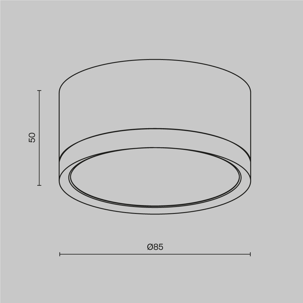 Hoop Flush Spotlight IP20 - Various Colours