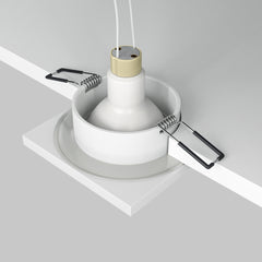 Stark Round/Square Recessed Bathroom Light IP65 - Various Colours