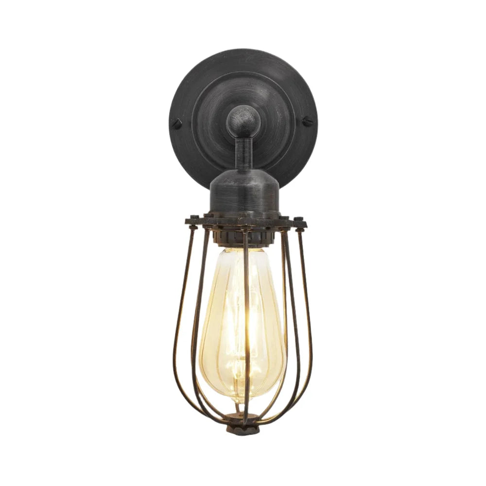Orlando Wire Cage Wall Light - 4 Inch
