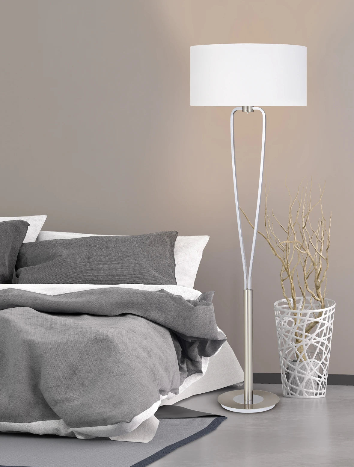 Paris Classic Floor Lamp - Nickel