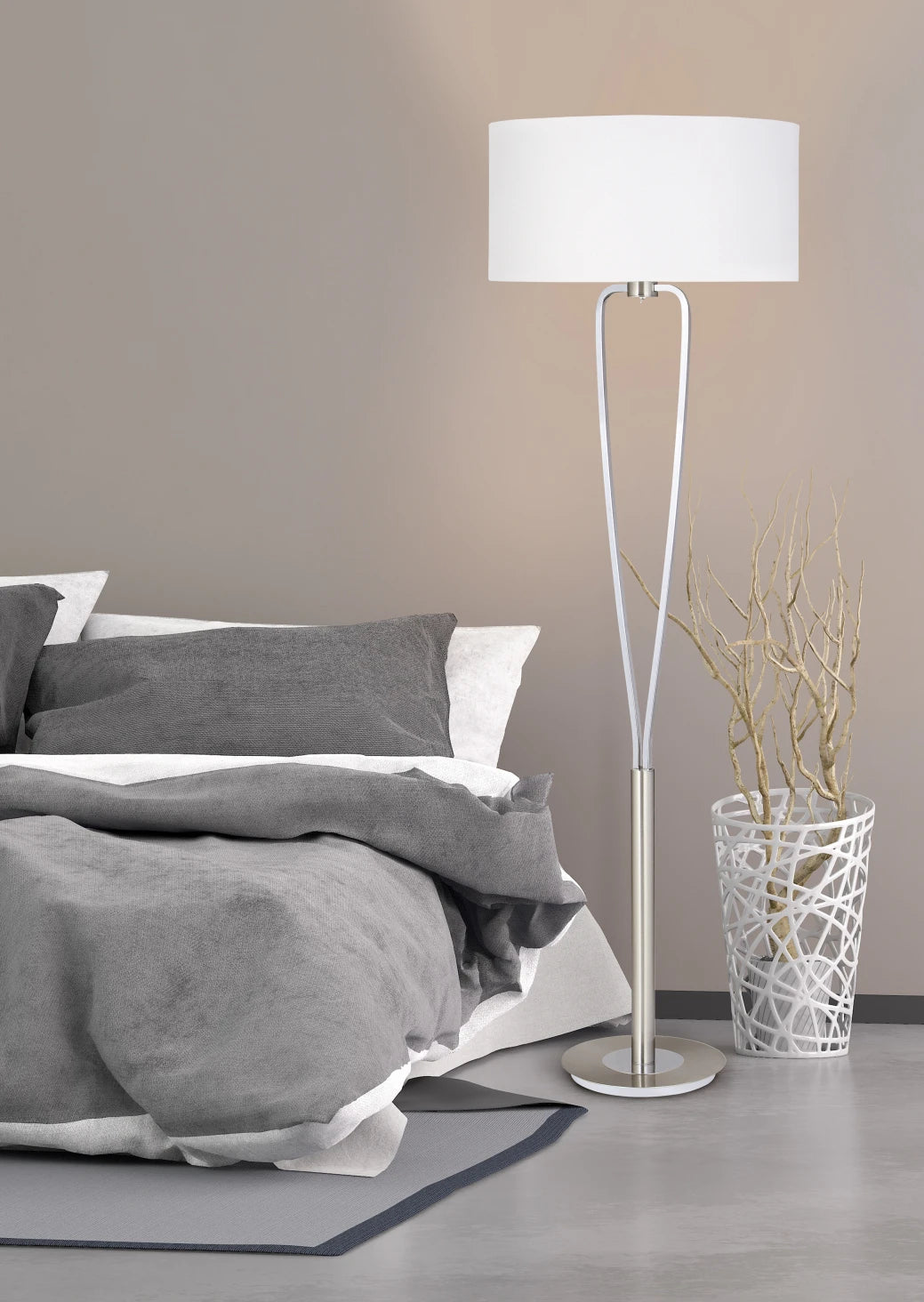 Paris Classic Floor Lamp - Nickel