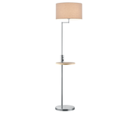 Claas Classic Floor Lamp - Nickel/Black