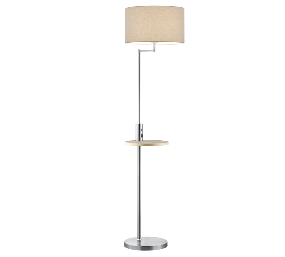 Claas Classic Floor Lamp - Nickel/Black
