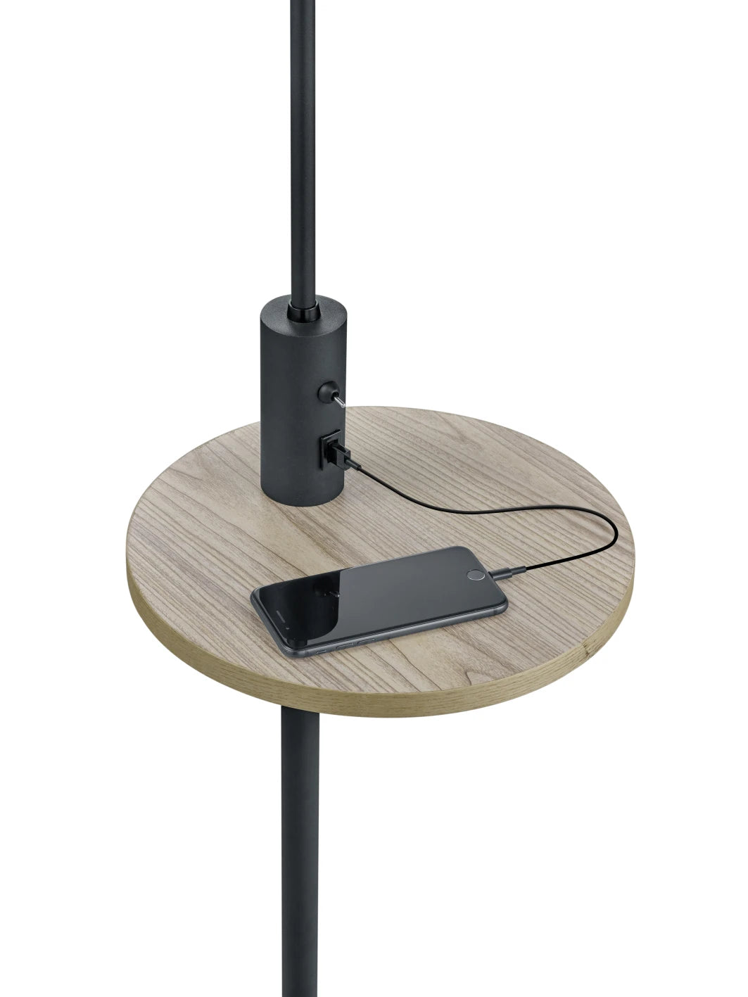 Claas Classic Floor Lamp - Nickel/Black