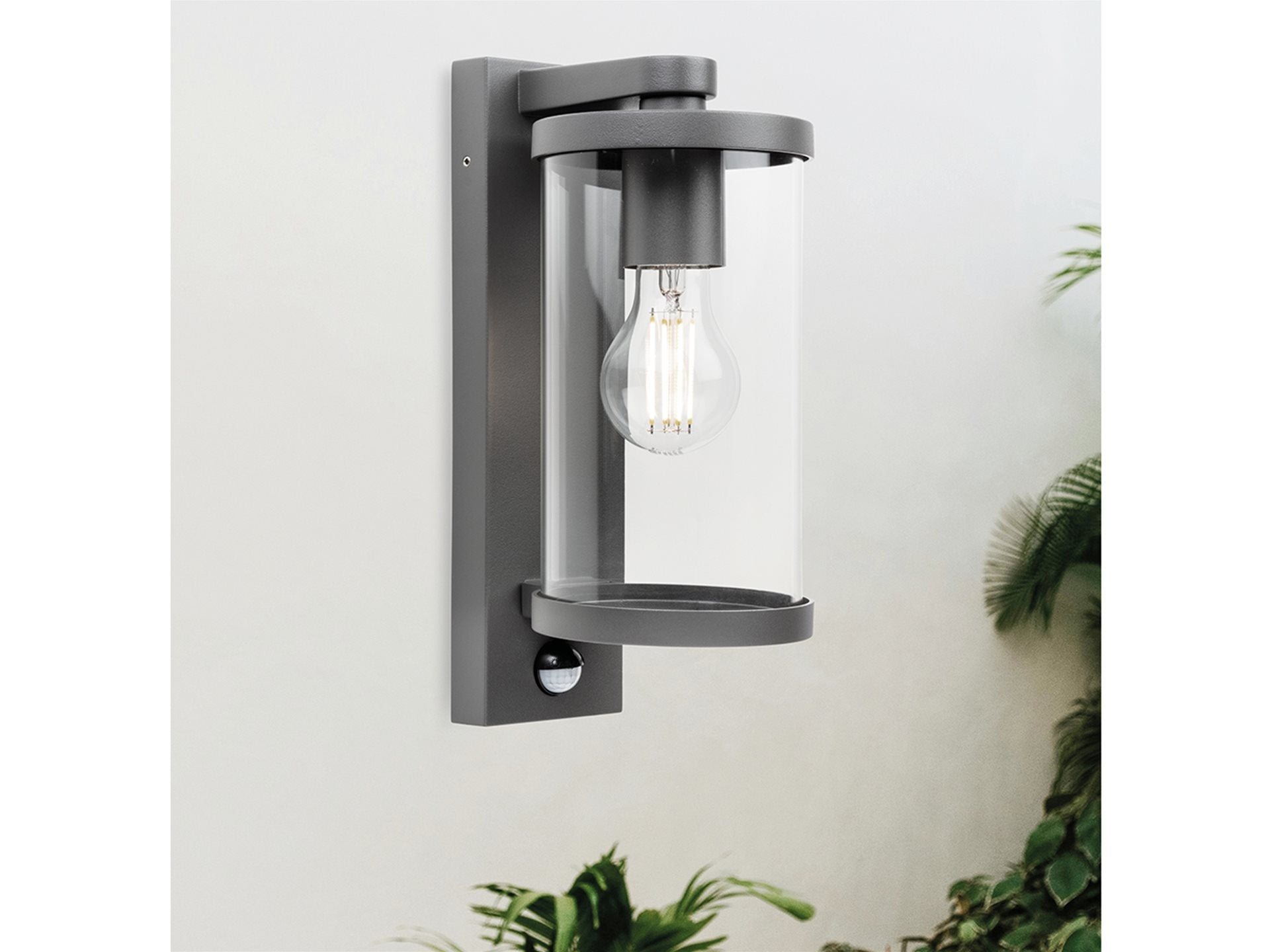 Harley Wall Light with PIR- Graphite