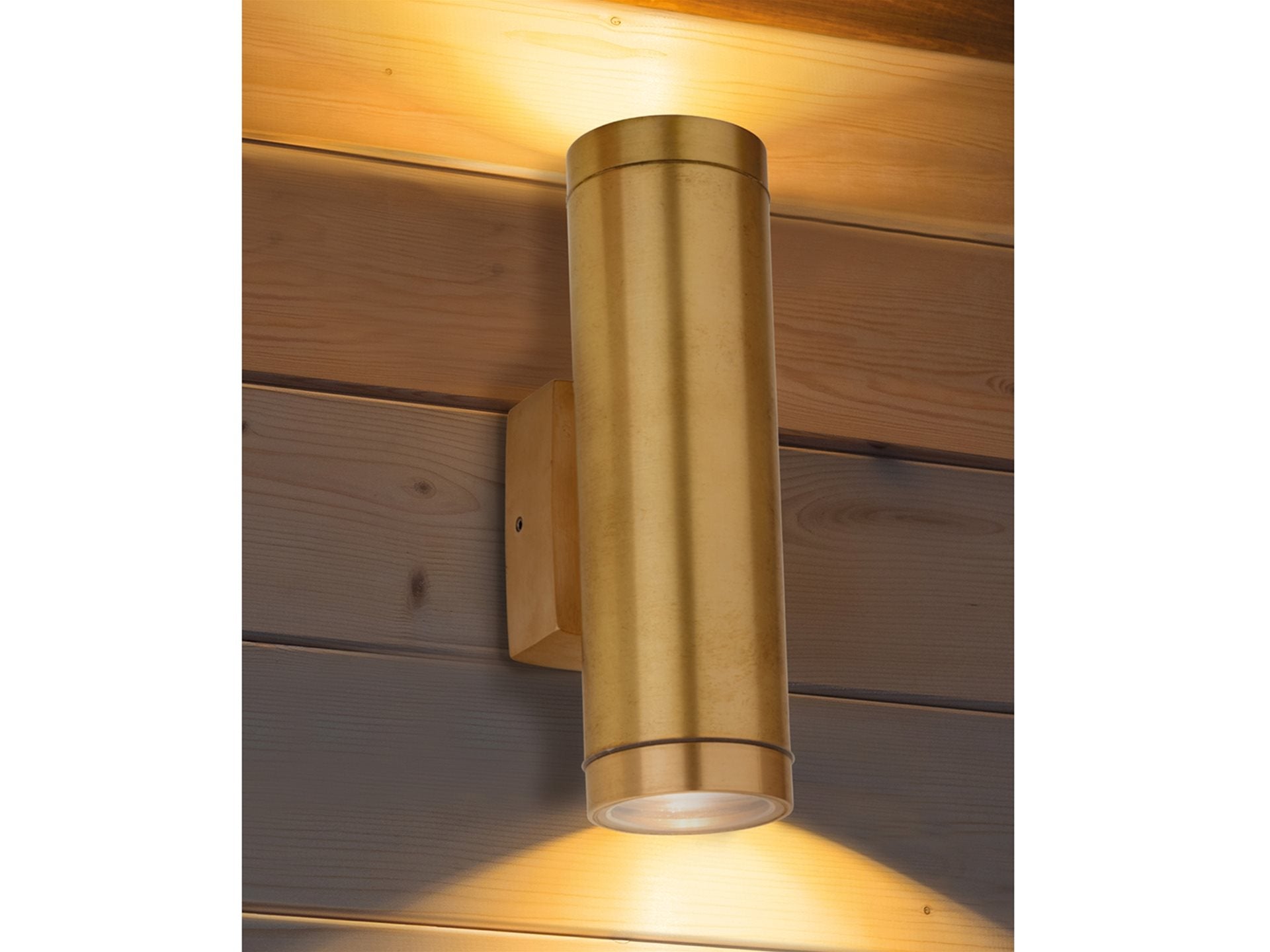 Nautic 1/2 lt Wall Light- Solid Brass