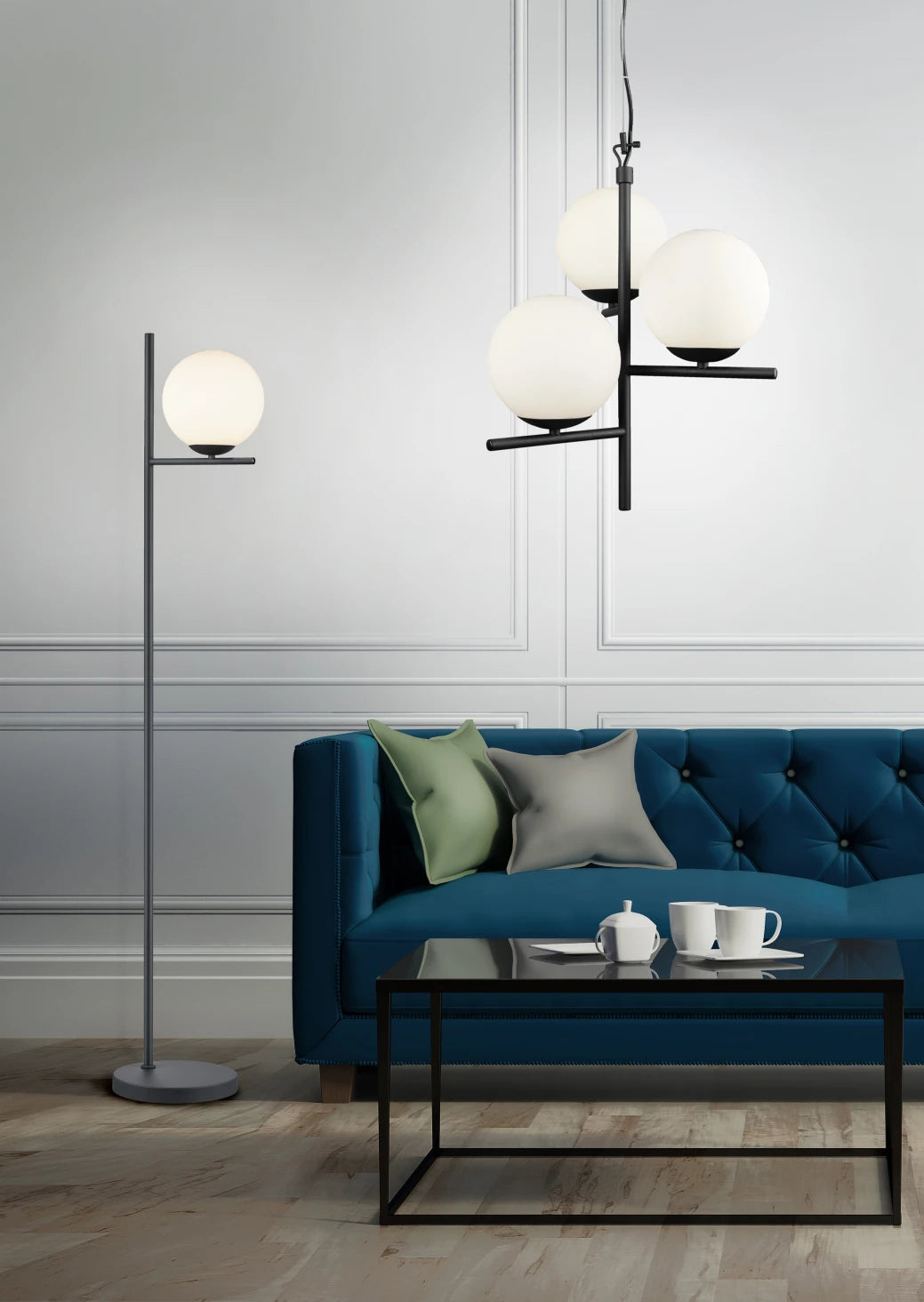 Pure Modern Floor Lamp - Various Colours