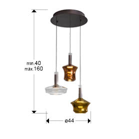 Scarlett 3Lt Ceiling Light