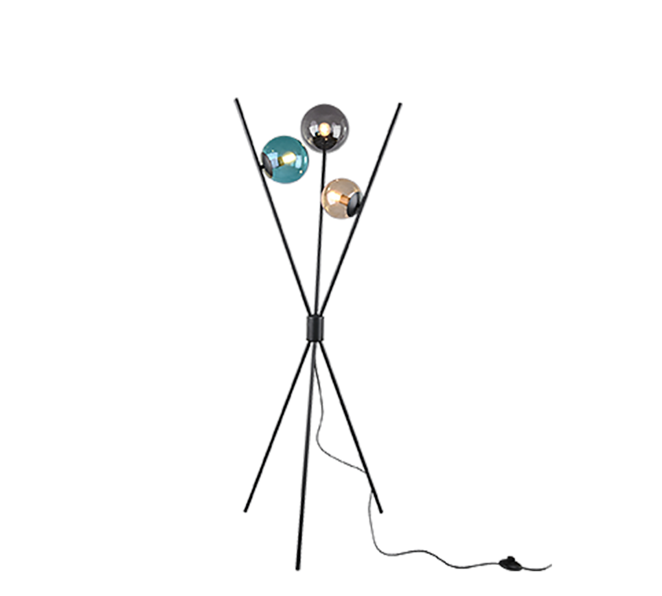 Lance Tripod Floor Lamp - Black