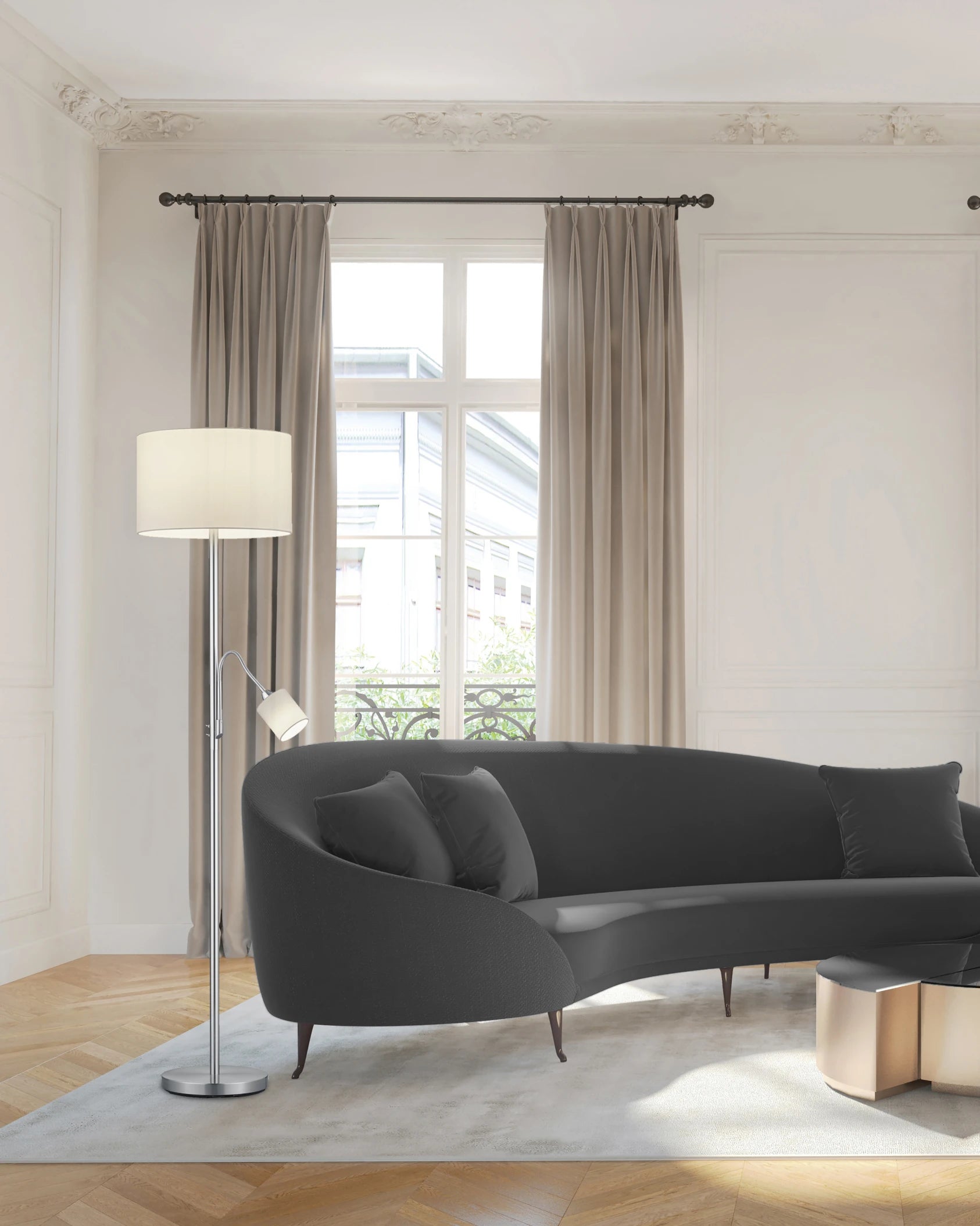 Hotel Task/Reading Floor Lamp - Various Colours