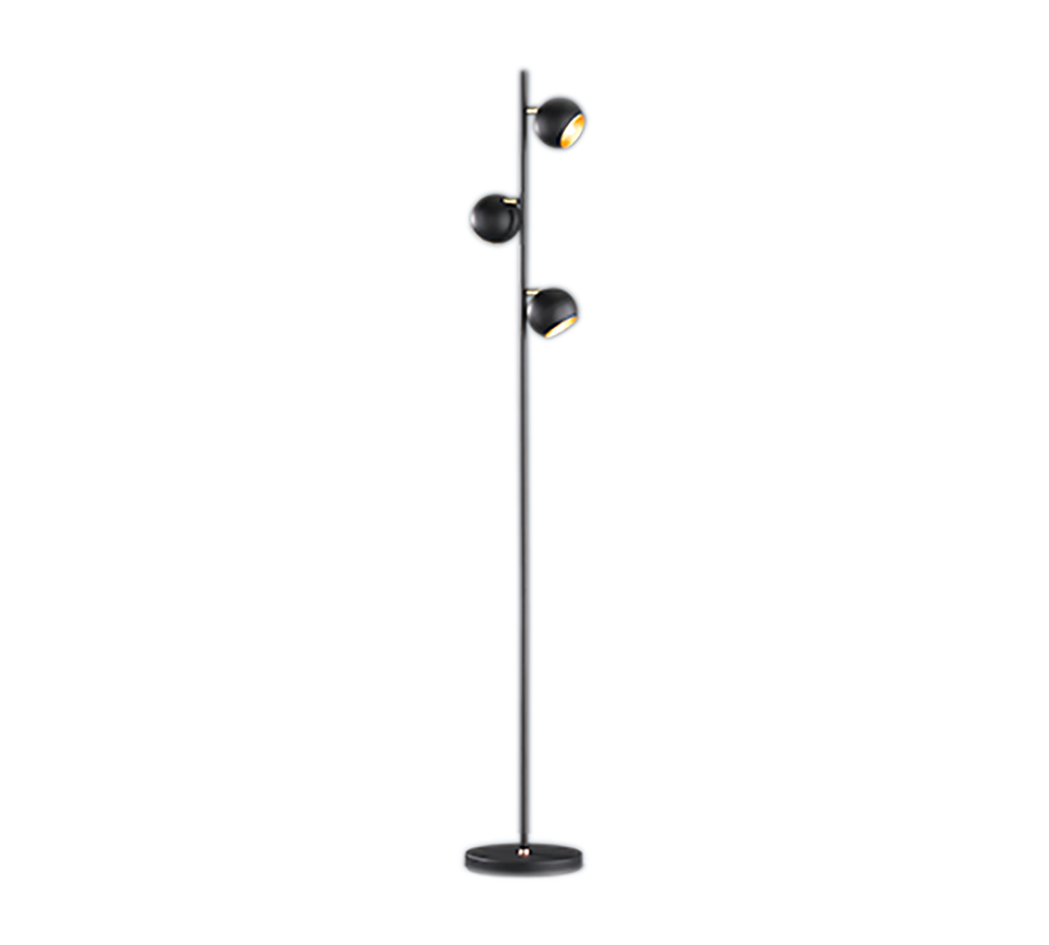 Dakota Modern Floor Lamp - Black