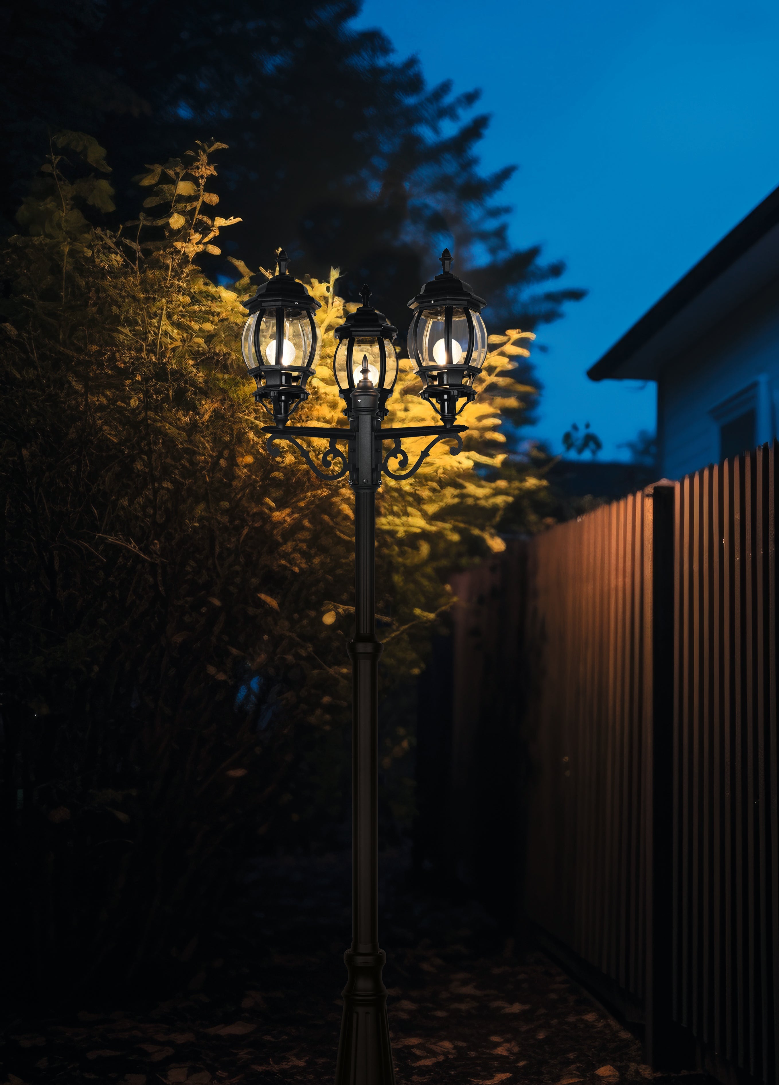 Elvo 1/3Lt Post Light IP23