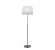 Lyon Classic Floor Lamp - Nickel/Brass