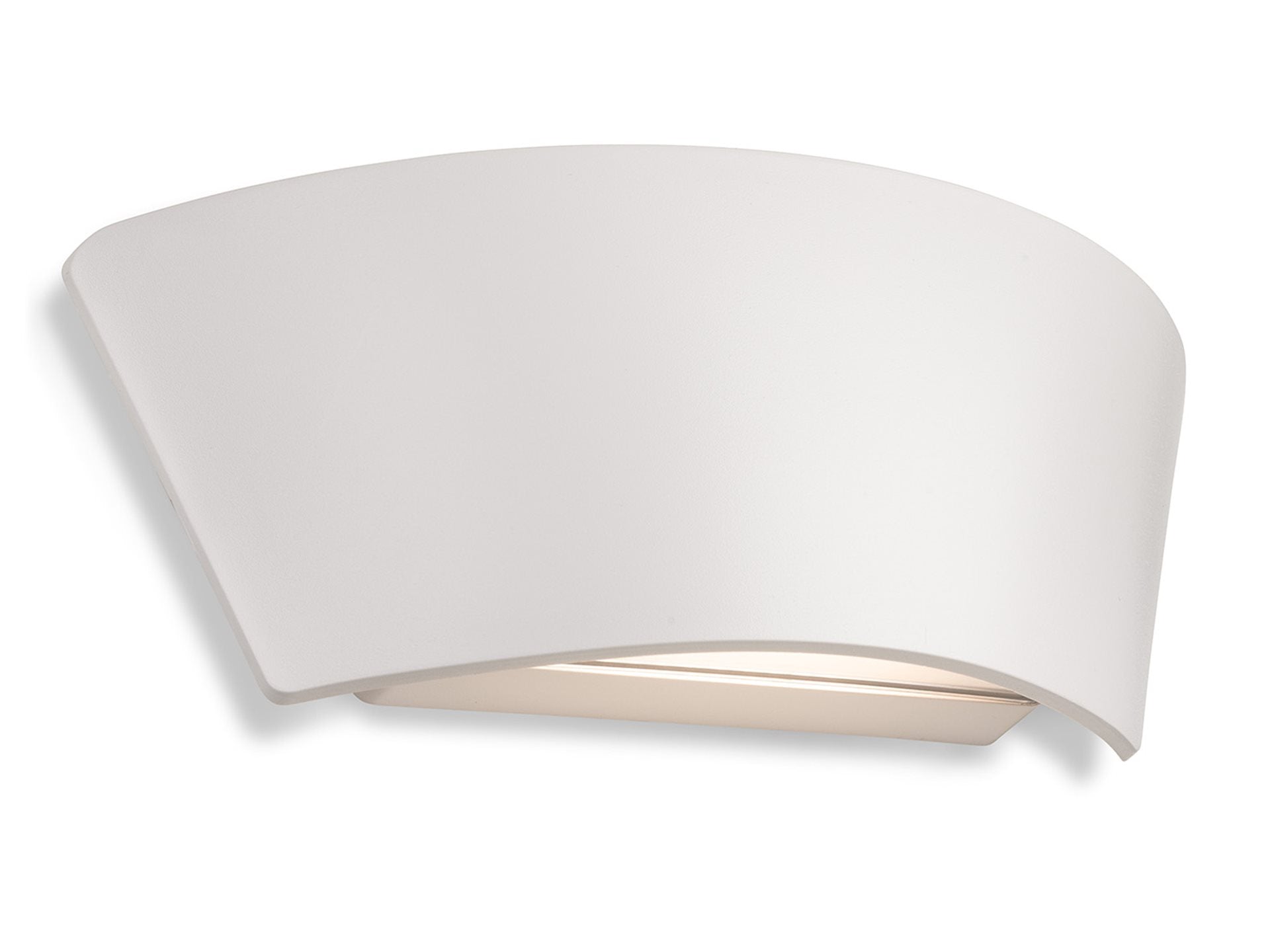 Ibiza LED Resin Wall Light- Black/ White Finish