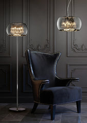 Vapore Crystal Floor Lamp