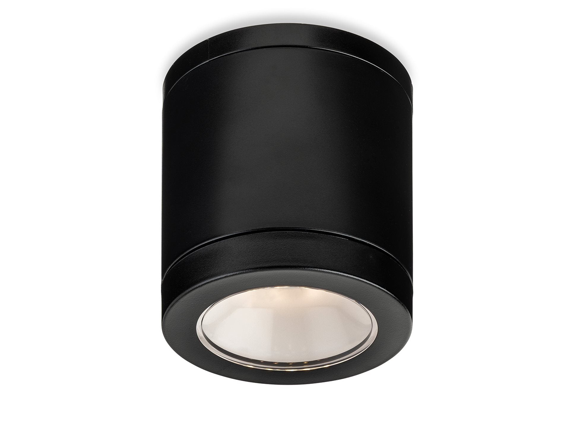 Max LED Resin Flush Ceiling Fitting- Black/ White