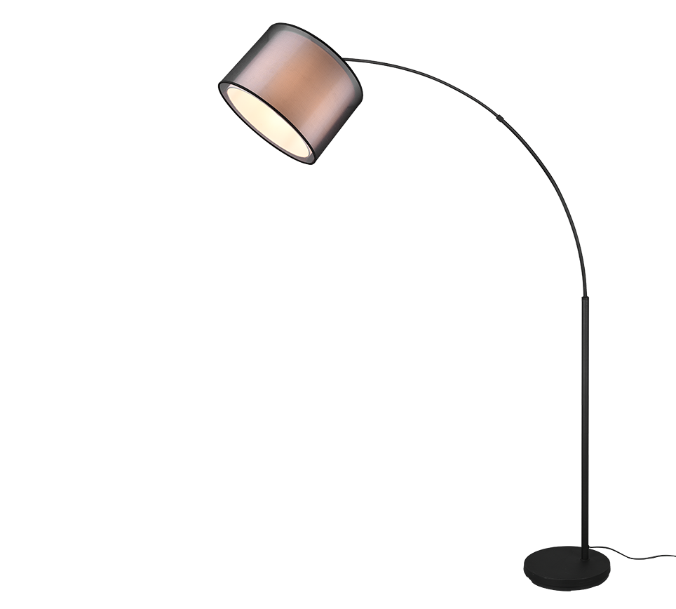 Burton Arc Floor Lamp - Black