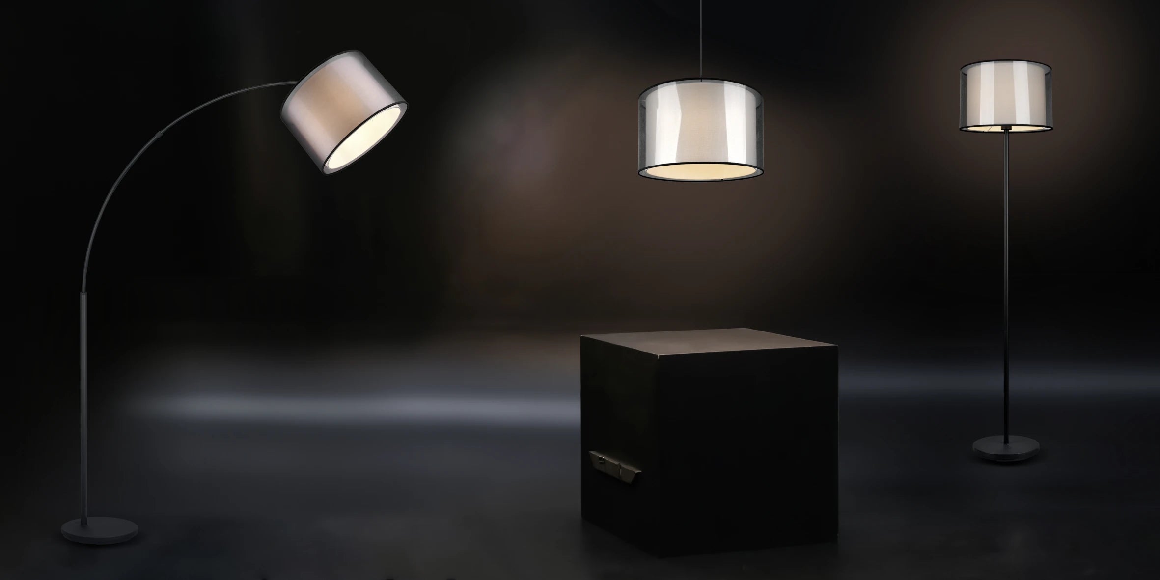 Burton Arc Floor Lamp - Black