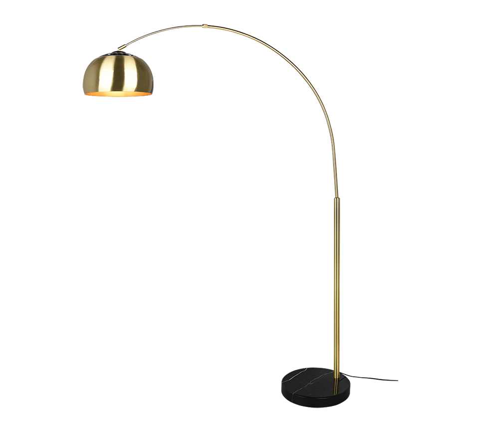 Argentina Arc Floor Lamp - Brass/Nickel