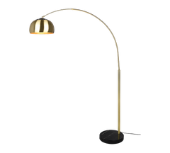 Argentina Arc Floor Lamp - Brass/Nickel