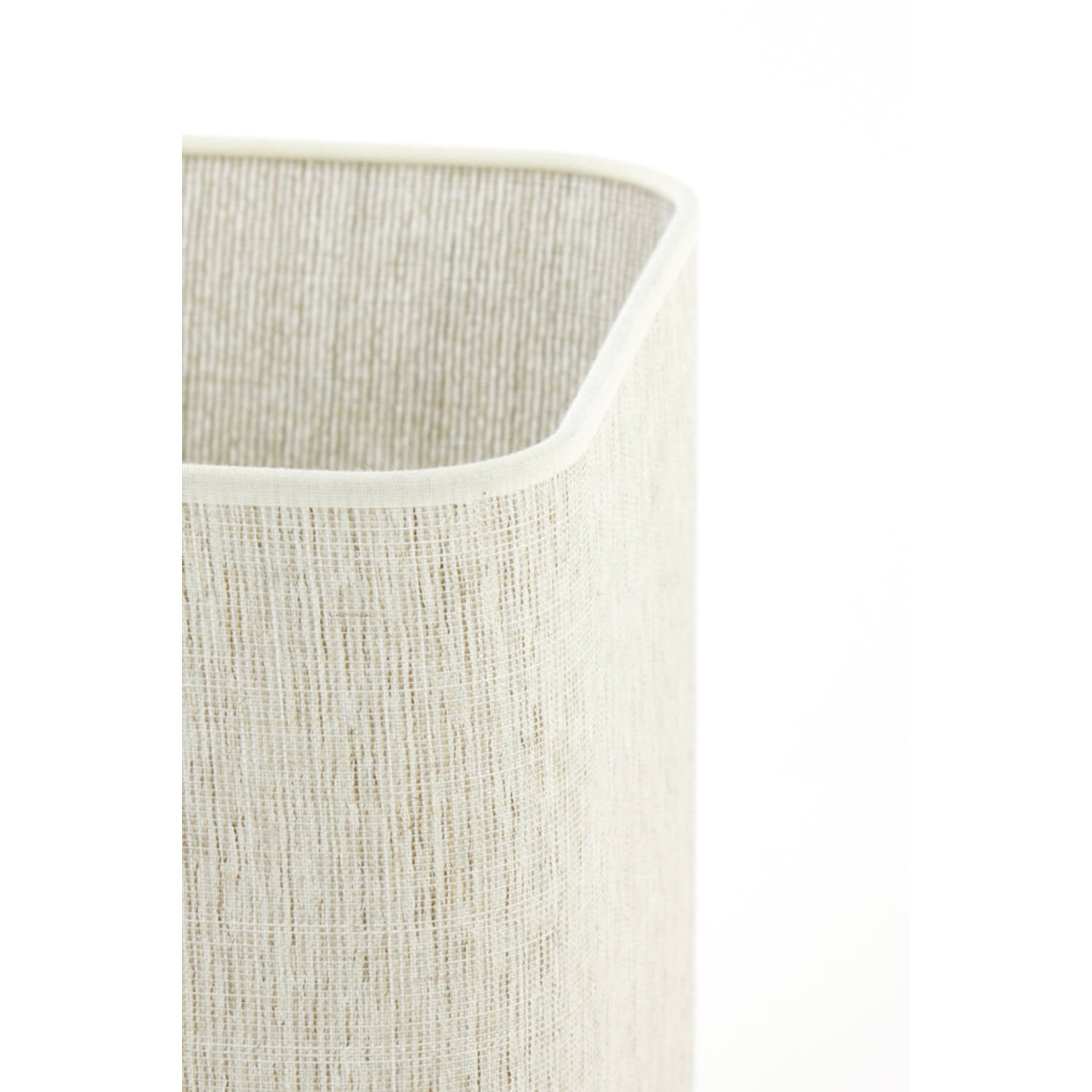 Breska Square Round High Shade- Pearl White