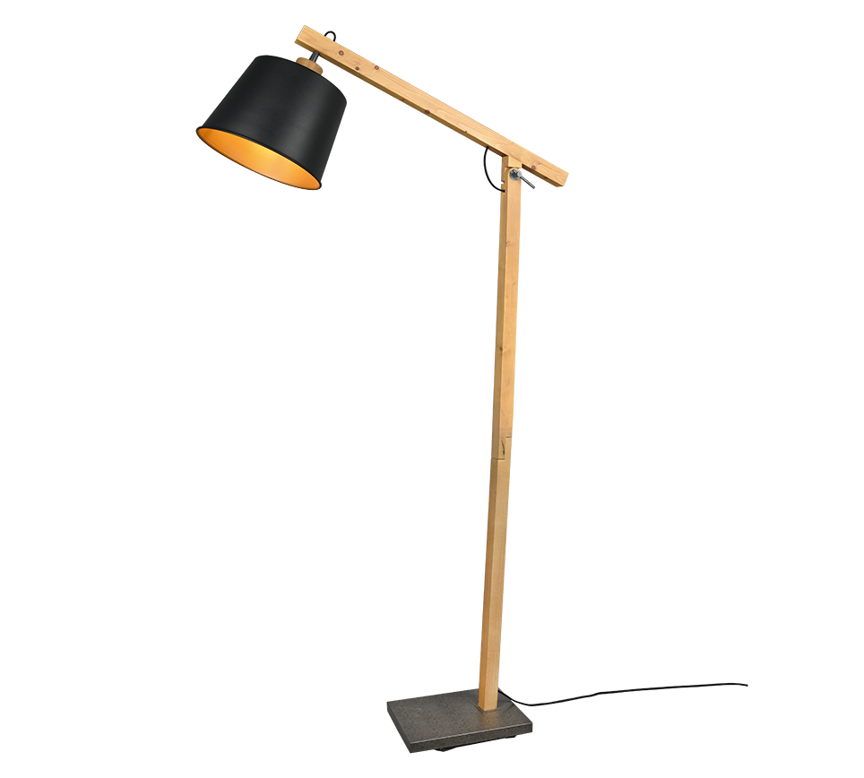 Harris Task/Reading Floor Lamp - Black