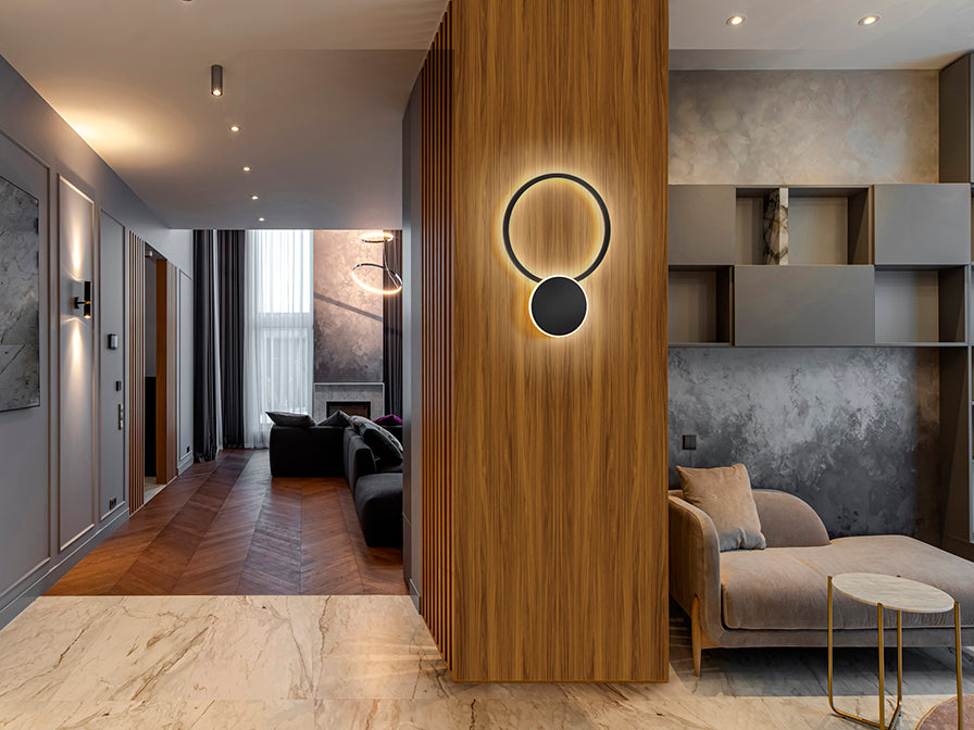 Omnio LED Wall Light - Black/White
