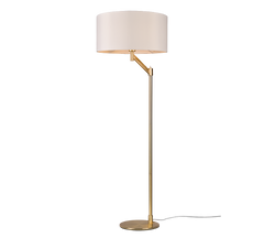 Cassio Classic Floor Lamp - Black/Brass