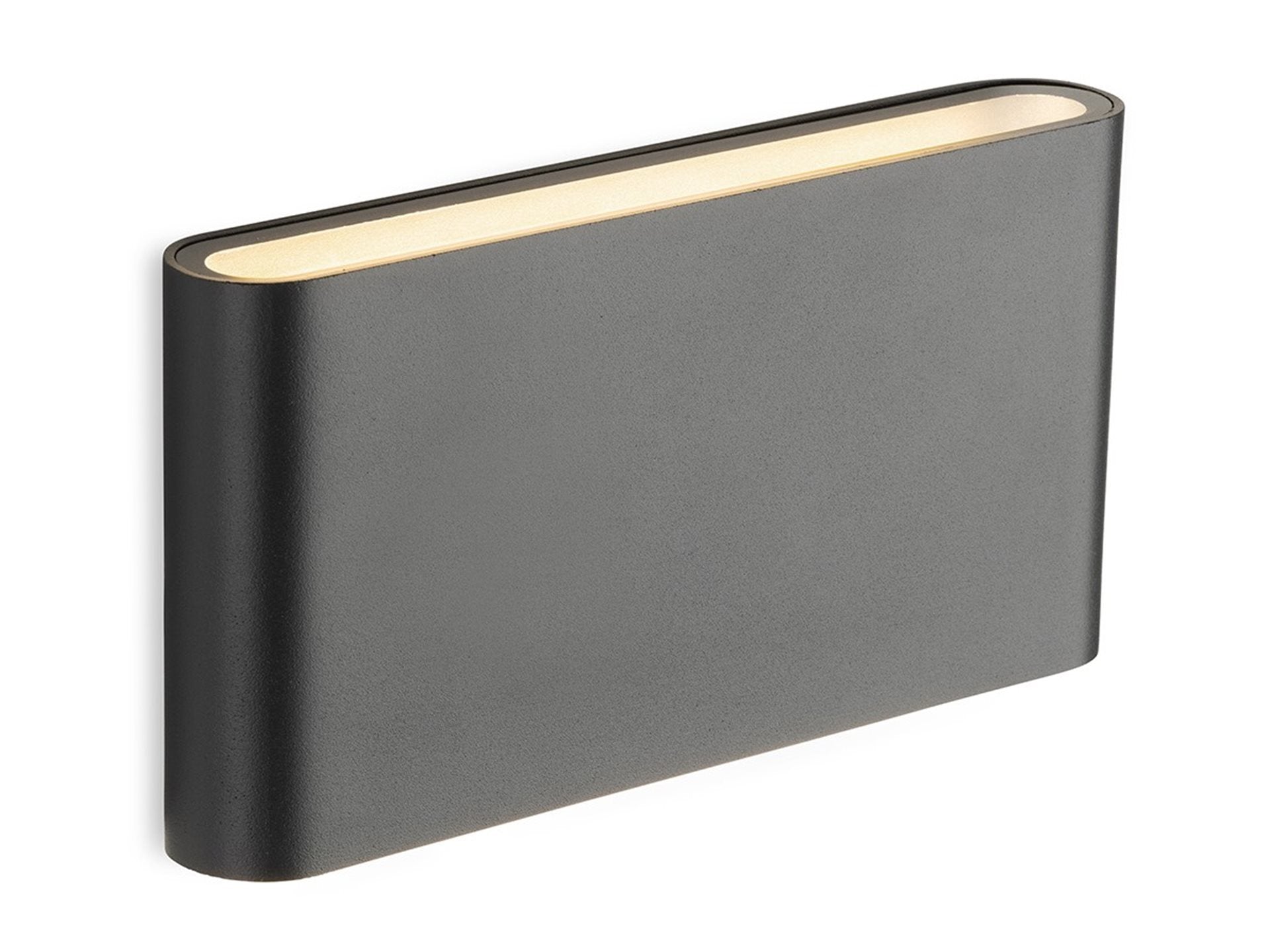 Algarve LED Wall Light- White/ Graphite