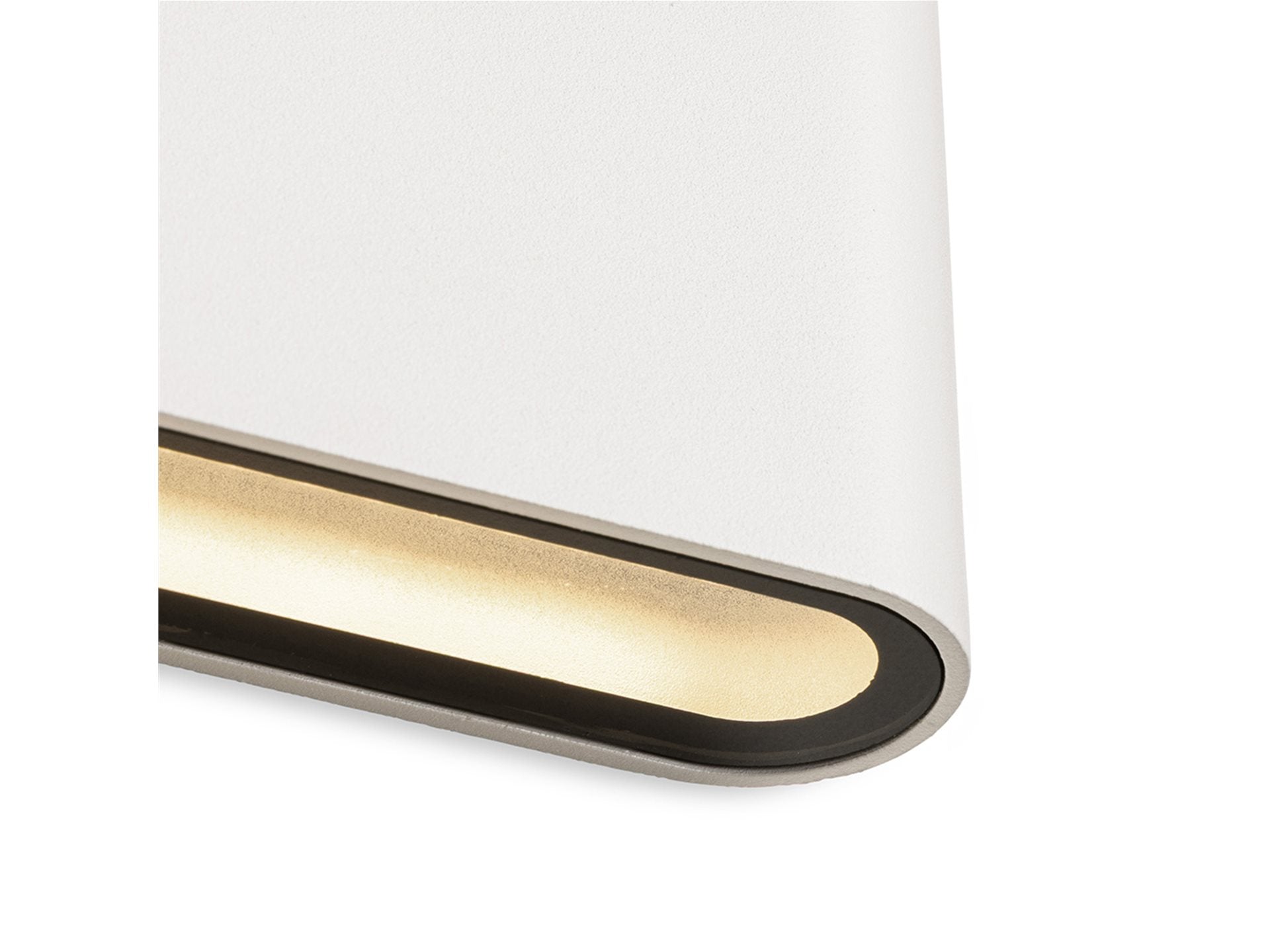 Algarve LED Wall Light- White/ Graphite