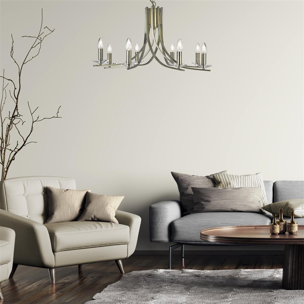 Vulcan 5/8Lt Multi-Arm Pendant -  Various Finishes