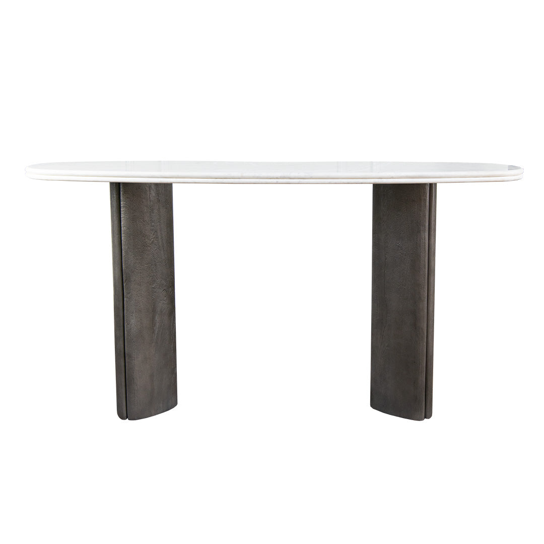 Celeste Console - Marble & Grey