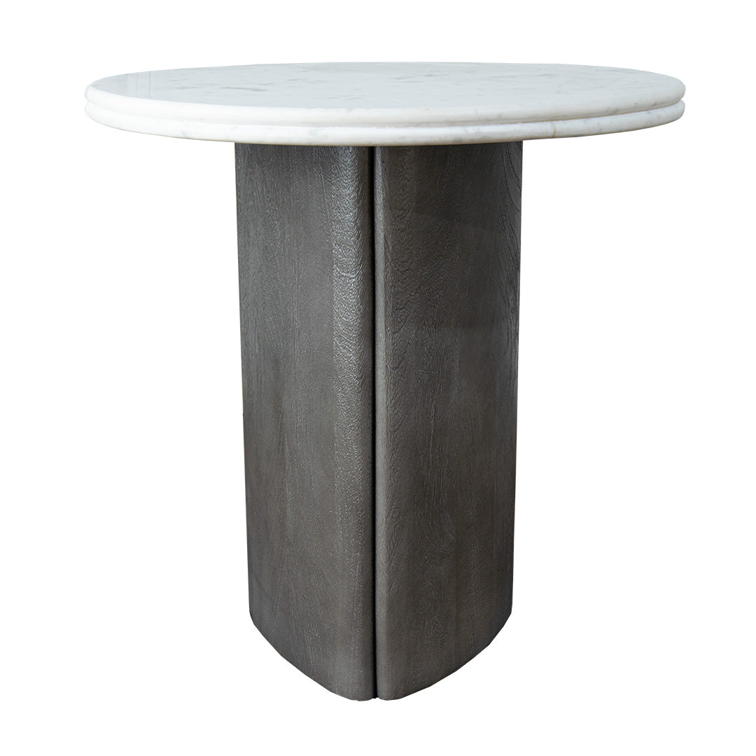 Celeste Side Table - Marble & Grey
