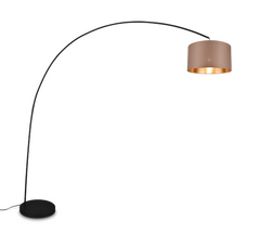 Mansur Arc Floor Lamp - White/Black