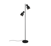 Agudo Task/Reading Floor Lamp - Black/Coffee