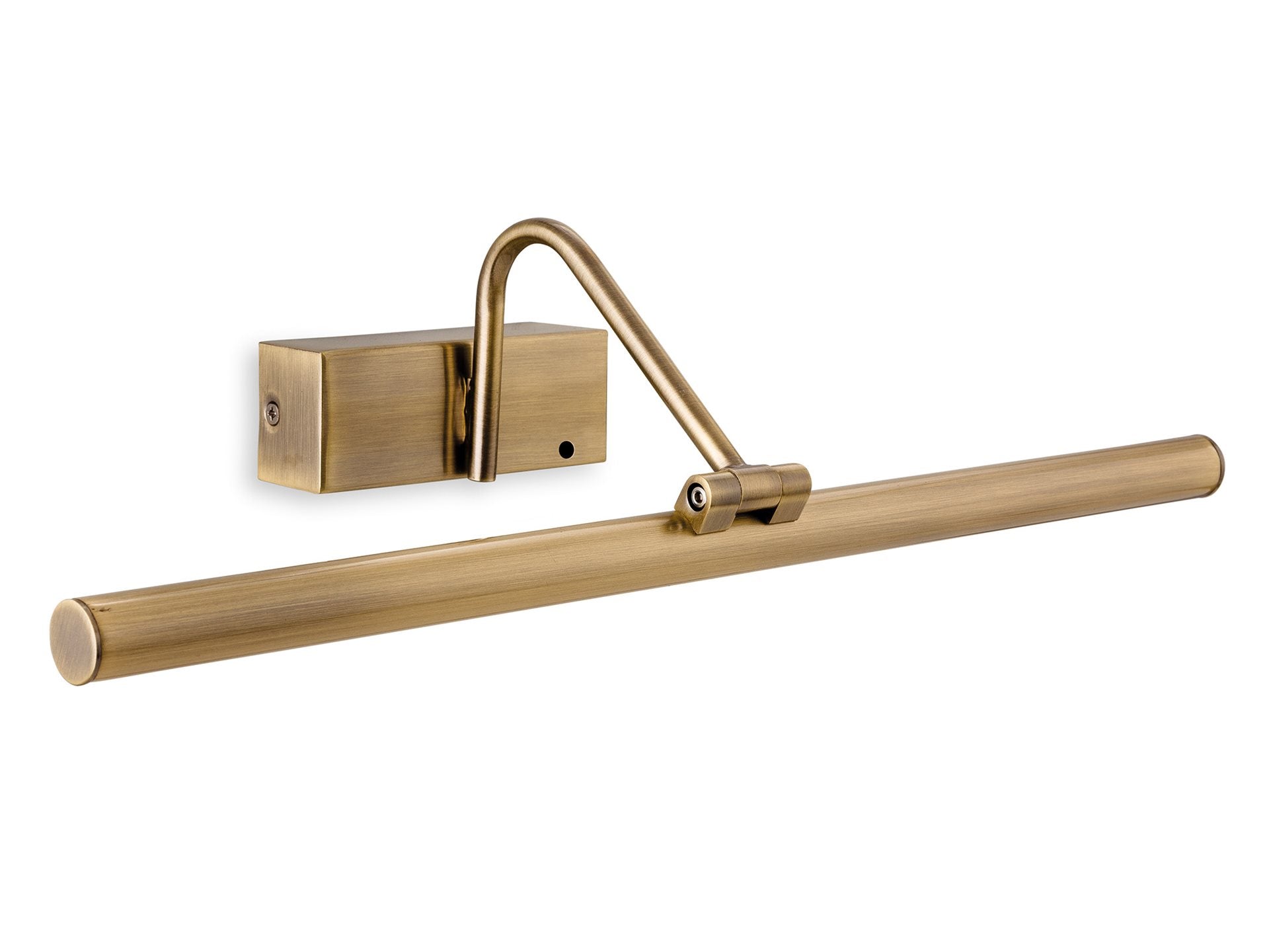 Ilan Rechargeable LED Picture Light- Antique Brass/ Brushed Steel